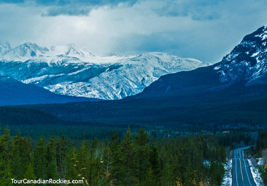 Icefields Parkway to Jasper from Calgary