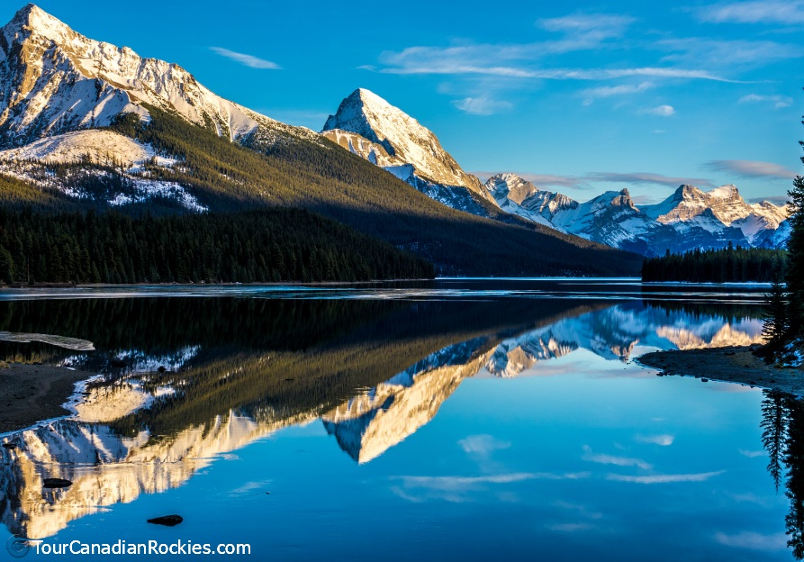 Jasper City Sightseeing Tour and Maligne Lake Cruise