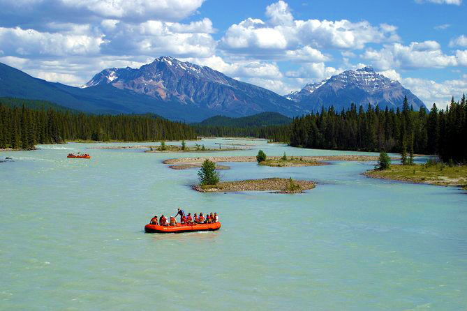 Athabasca River Rafting Easy Scenic Raft Trip