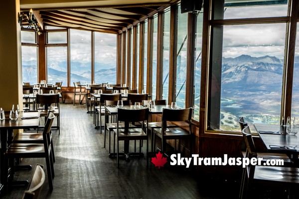 Canadian Rockies Jasper SkyTram Top of Whistlers Mountain Dining