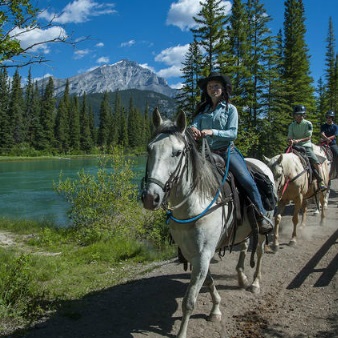 1 Hour Banff Horseback Riding Adventure
