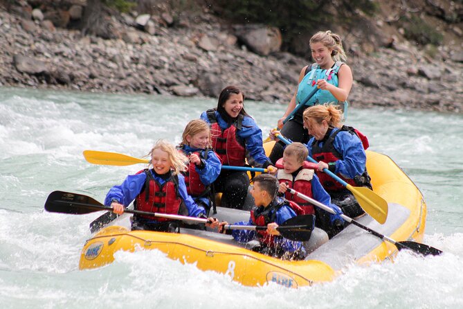 Rafting on Athabasca River Mile 5 in Jasper